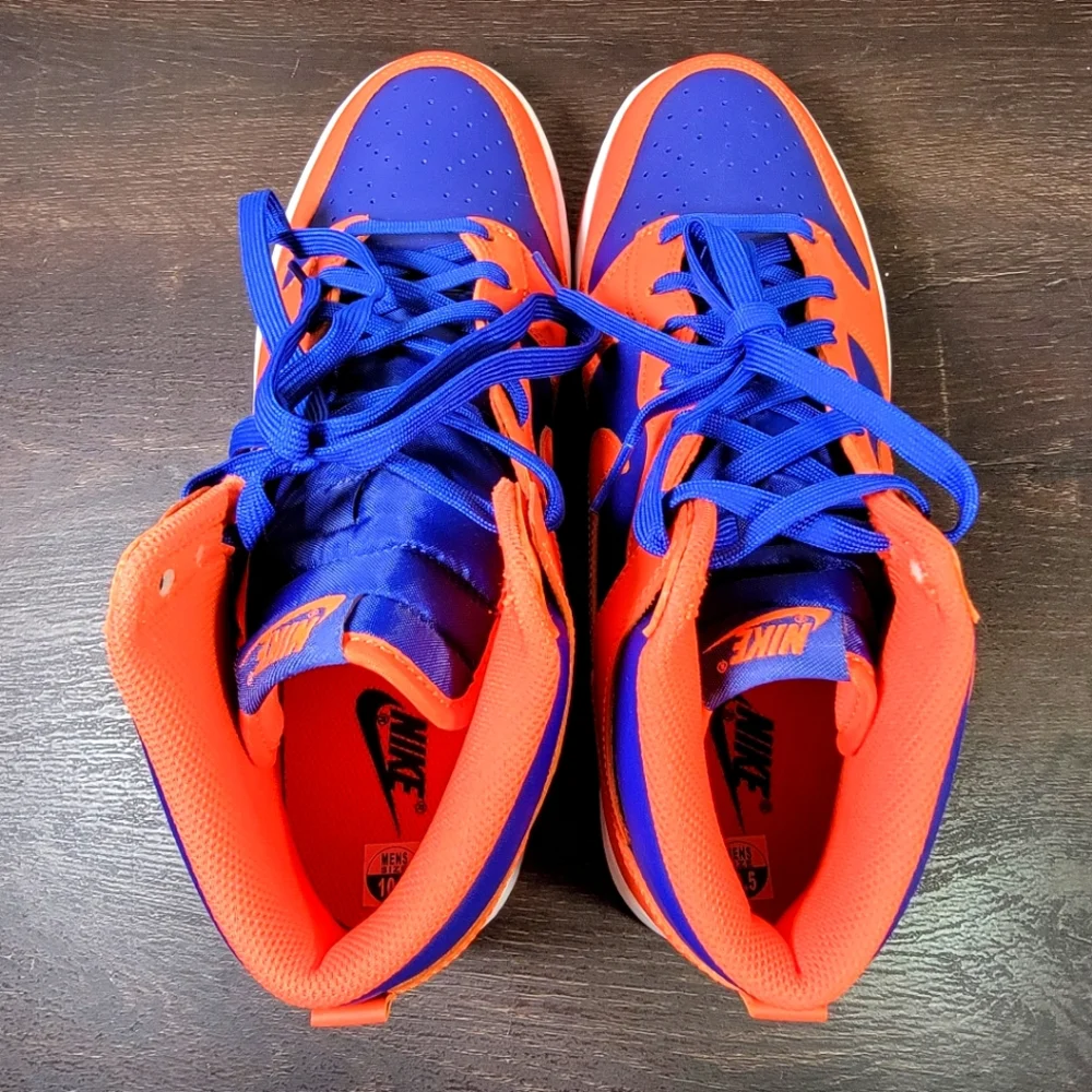BRAND NEW Nike Dunk High Knicks Men's 10.5 - Picture 6 of 7